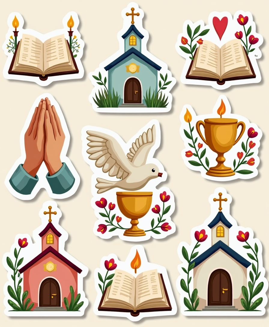 Indian Gods - Religious - Stickers Sheet v2